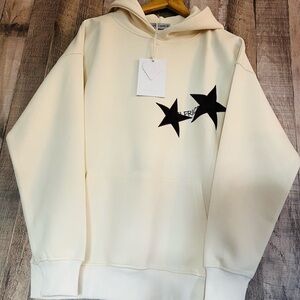 AELFRIC EDEN STAR PRINT COLOR CONTRAST HOODIE